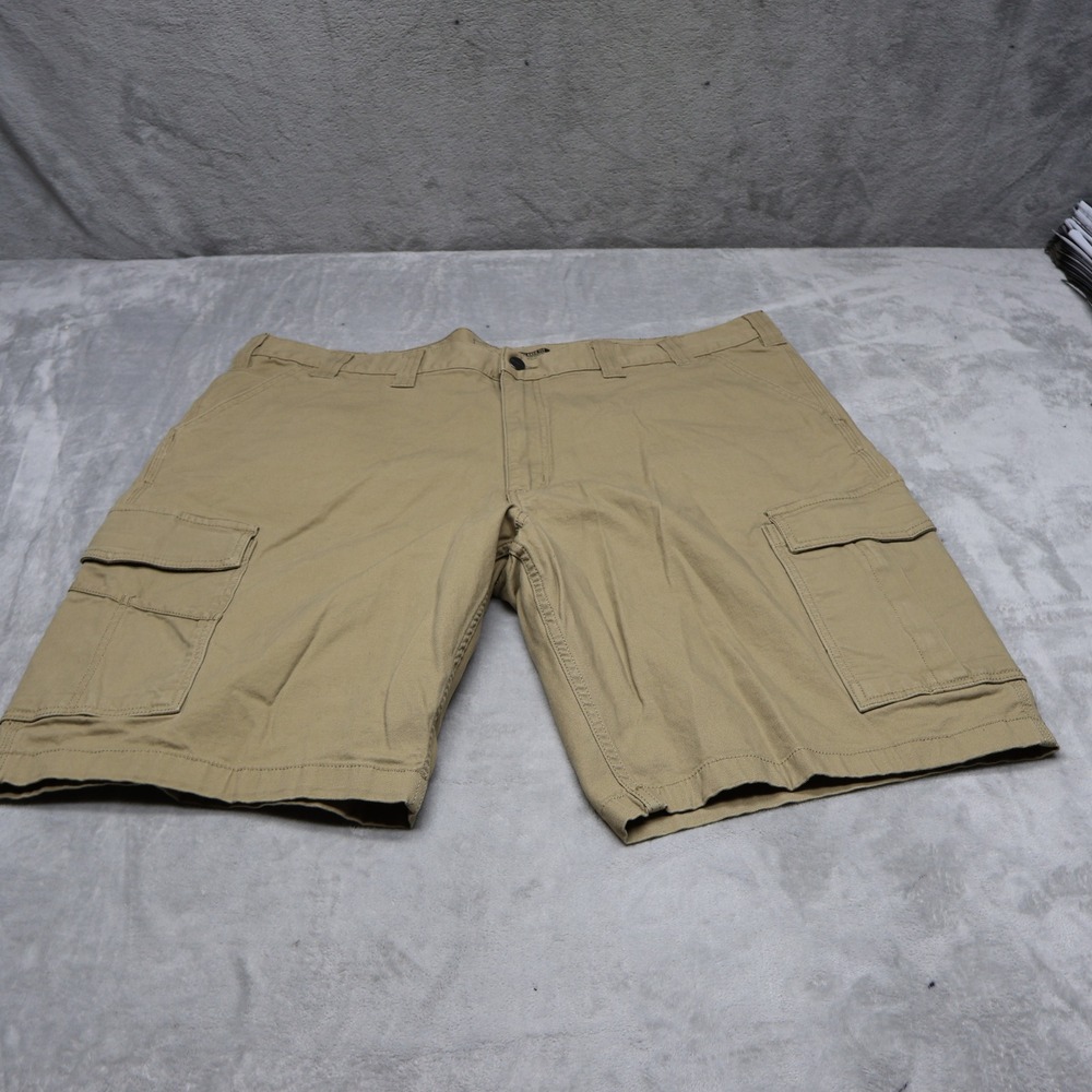Carhartt Shorts Mens 44 Brown Rigby Cargo Utility Rugged Flex Relaxed Fit Hiking